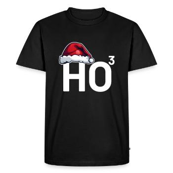 Math Math Teacher Christmas High 3 - Men's Premium Organic T-Shirt - black - Front - Nico (187cm)