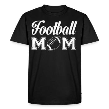 Soccer Mom Joueuse de soccer Maman - T-shirt Premium bio Homme - noir - Devant - Nico (187cm)