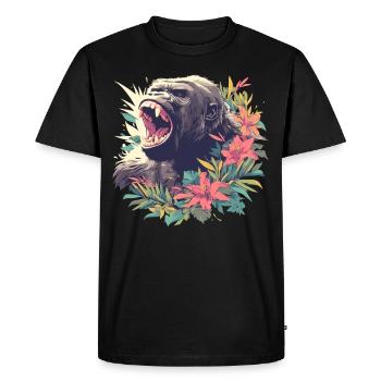 Gorilles Gorilles - T-shirt Premium bio Homme - noir - Devant - Nico (187cm)