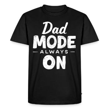 Mode de papa toujours sur drôle papa disant pères - T-shirt Premium bio Homme - noir - Devant - Nico (187cm)