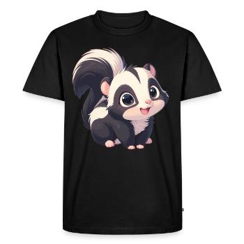 Mouffettes Mouffette - T-shirt Premium bio Homme - noir - Devant - Nico (187cm)
