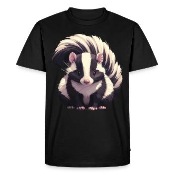 Mouffettes Mouffette - T-shirt Premium bio Homme - noir - Devant - Nico (187cm)