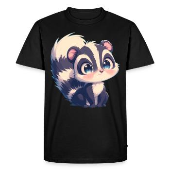Mouffettes Mouffette - T-shirt Premium bio Homme - noir - Devant - Nico (187cm)