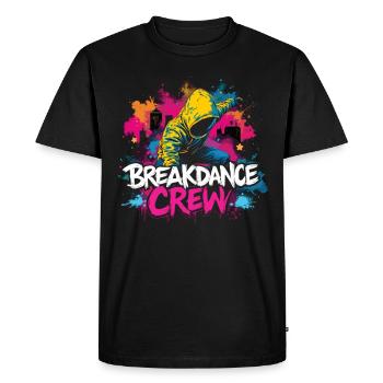 Breakdance Crew Breakdance Breakdancing Breakdance - Men's Premium Organic T-Shirt - black - Front - Nico (187cm)