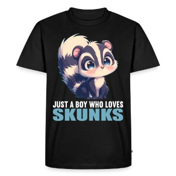 Mouffettes Mouffette - T-shirt Premium bio Homme - noir - Devant - Nico (187cm)