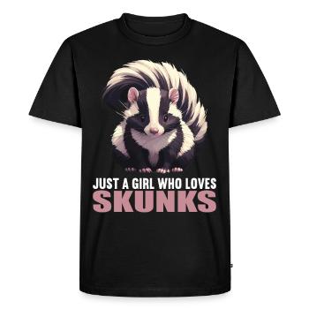 Mouffettes Mouffette - T-shirt Premium bio Homme - noir - Devant - Nico (187cm)