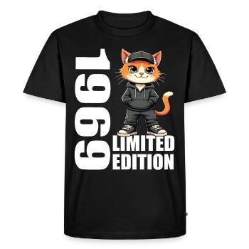 Limited Edition 1969 Birthday 1969 Born - Men's Premium Organic T-Shirt - black - Front - Nico (187cm)