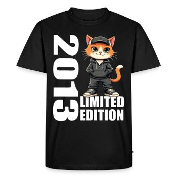 Limited Edition 2013 Birthday 2013 Born - Men's Premium Organic T-Shirt - black - Front - Nico (187cm)