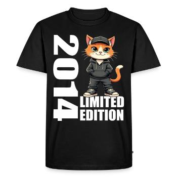 Limited Edition 2014 Birthday 2014 Born - Men's Premium Organic T-Shirt - black - Front - Nico (187cm)