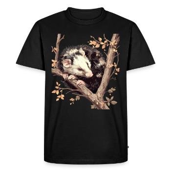 Opossum Opossums - T-shirt Premium bio Homme - noir - Devant - Nico (187cm)