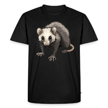 Opossum Opossums - T-shirt Premium bio Homme - noir - Devant - Nico (187cm)