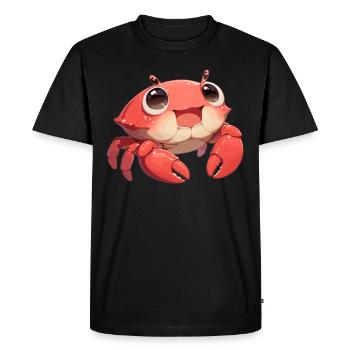 Crabe Crabe - T-shirt Premium bio Homme - noir - Devant - Nico (187cm)
