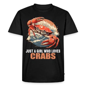 Crabe Crabe - T-shirt Premium bio Homme - noir - Devant - Nico (187cm)