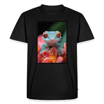 Geckos Geckos - T-shirt Premium bio Homme - noir - Devant - Nico (187cm)