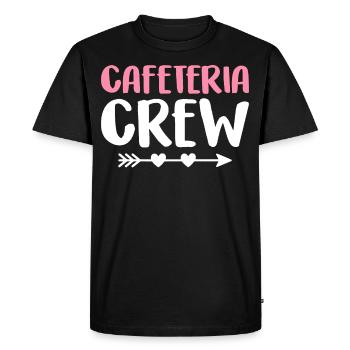Cafeteria Crew Lunch Lady Cafeteria Employee - Men's Premium Organic T-Shirt - black - Front - Nico (187cm)