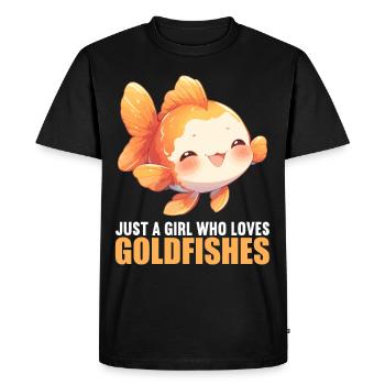 Goldfish Goldfish - Men's Premium Organic T-Shirt - black - Front - Nico (187cm)