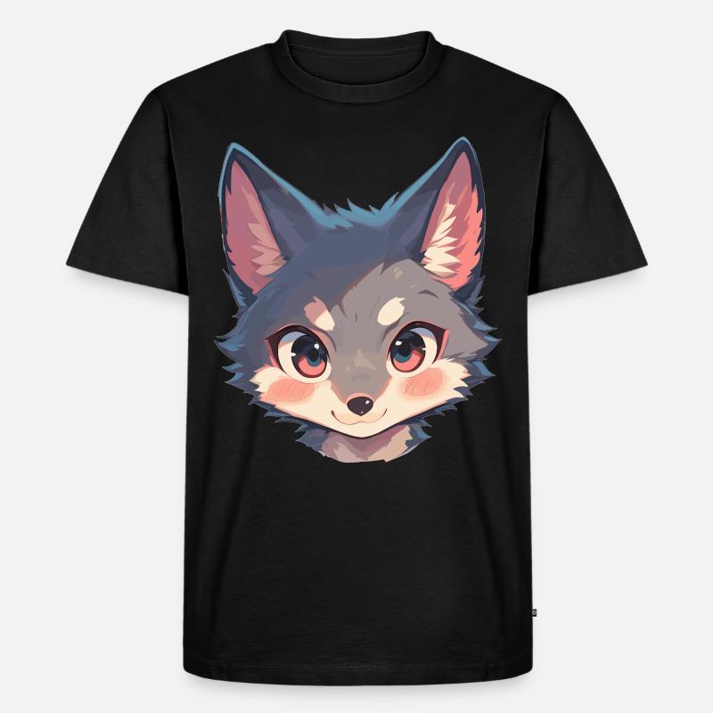 Graufüchse Graufuchs - Männer Premium Bio T-Shirt - Schwarz