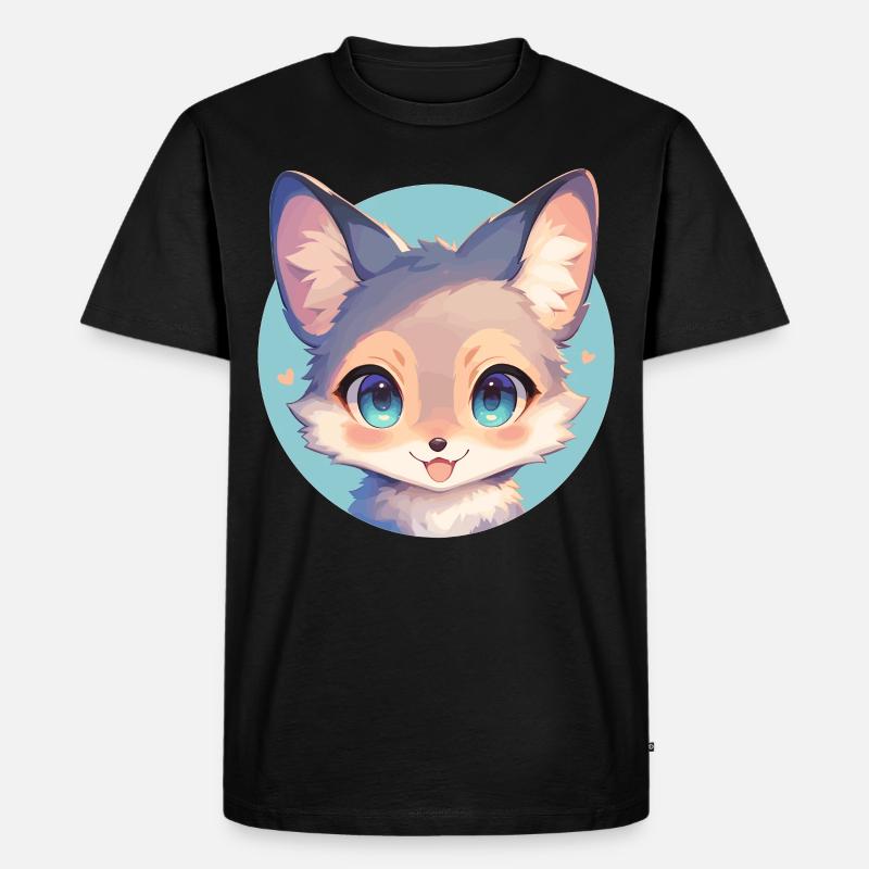 Graufüchse Graufuchs - Männer Premium Bio T-Shirt - Schwarz
