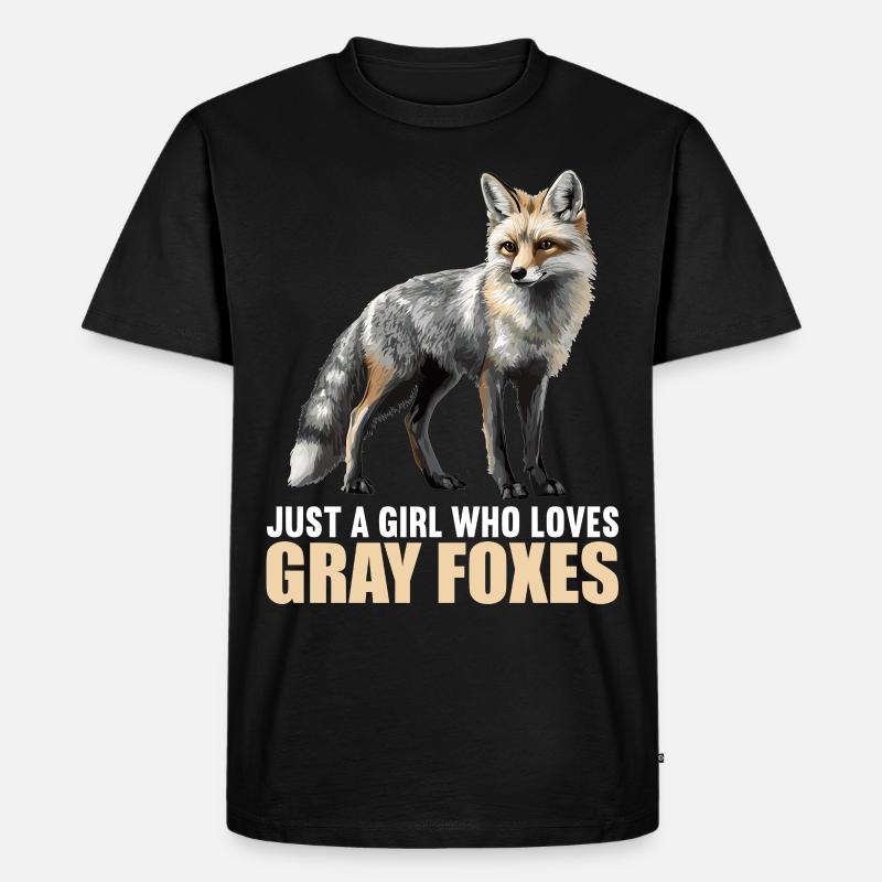 Graufüchse Graufuchs - Männer Premium Bio T-Shirt - Schwarz