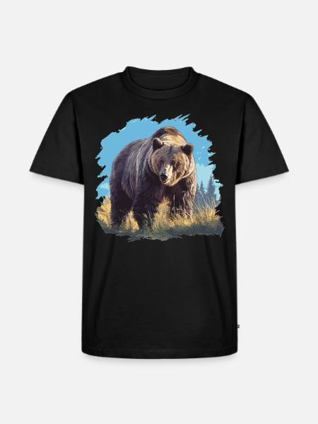 grizzly bears Grizzly bear - Men's Premium Organic T-Shirt - black