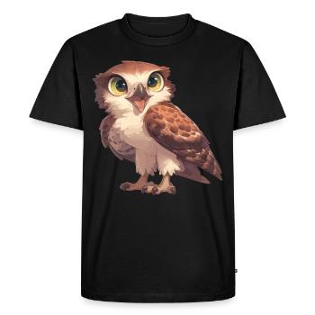 Falcon Falcon - Men's Premium Organic T-Shirt - black - Front - Nico (187cm)