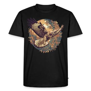 Faucon Faucon - T-shirt Premium bio Homme - noir - Devant - Nico (187cm)