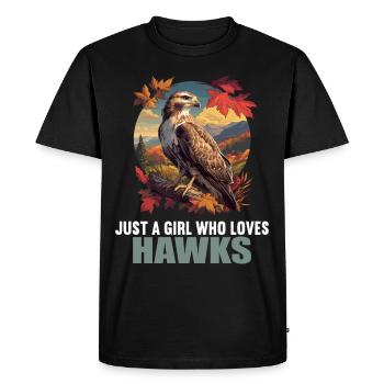 Faucon Faucon - T-shirt Premium bio Homme - noir - Devant - Nico (187cm)