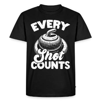 Curling, Curling, Curling, Curling, Curling - Men's Premium Organic T-Shirt - black - Front - Nico (187cm)
