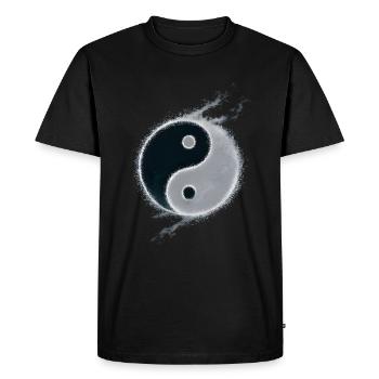 Yin Yang - T-shirt Premium bio Homme - noir - Devant - Nico (187cm)
