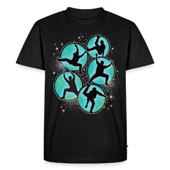 Breakdance Kids pour les Breakdancers de danse - T-shirt Premium bio Homme - noir - Devant - Nico (187cm)