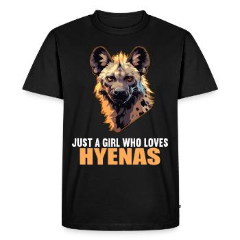 Hyène Hyène - T-shirt Premium bio Homme - noir - Devant - Nico (187cm)