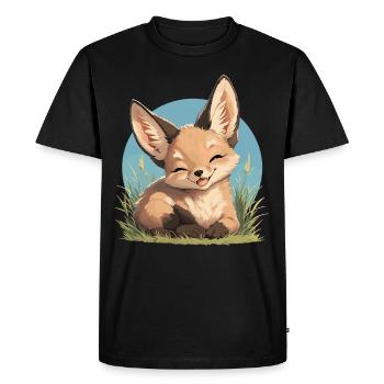 Chacals Chacal - T-shirt Premium bio Homme - noir - Devant - Nico (187cm)