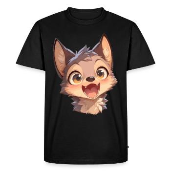 Chacals Chacal - T-shirt Premium bio Homme - noir - Devant - Nico (187cm)