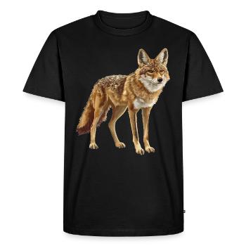Chacals Chacal - T-shirt Premium bio Homme - noir - Devant - Nico (187cm)