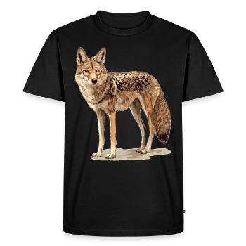Chacals Chacal - T-shirt Premium bio Homme - noir - Devant - Nico (187cm)