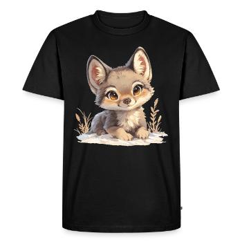 Chacals Chacal - T-shirt Premium bio Homme - noir - Devant - Nico (187cm)