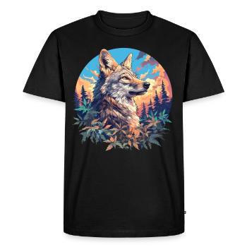 Chacals Chacal - T-shirt Premium bio Homme - noir - Devant - Nico (187cm)