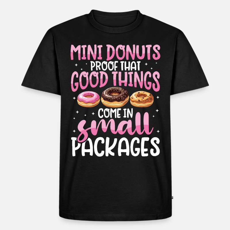Donuts Donut - Männer Premium Bio T-Shirt - Schwarz