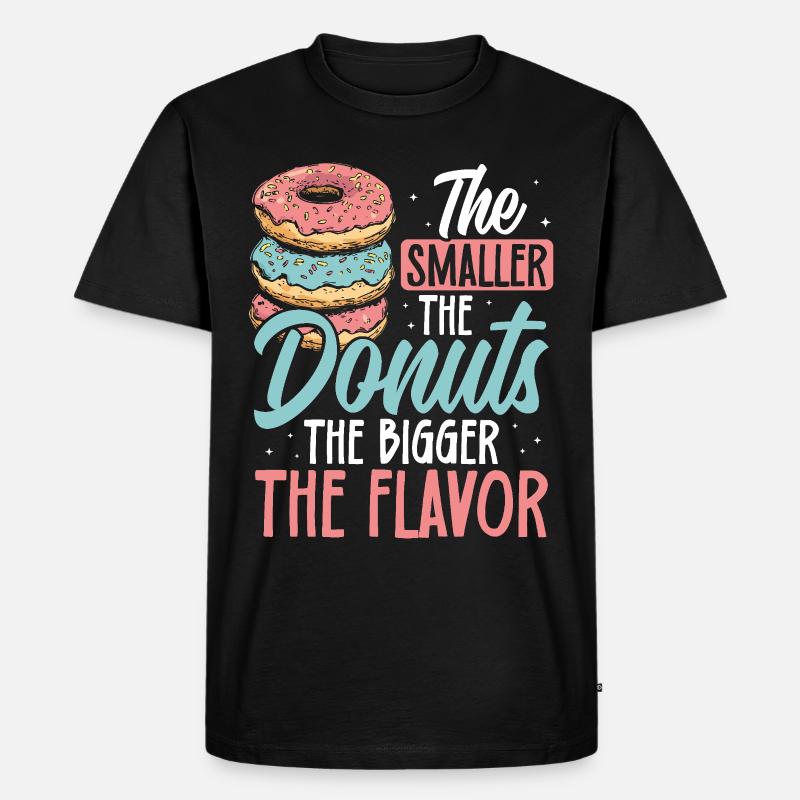 Donuts Donut - Männer Premium Bio T-Shirt - Schwarz