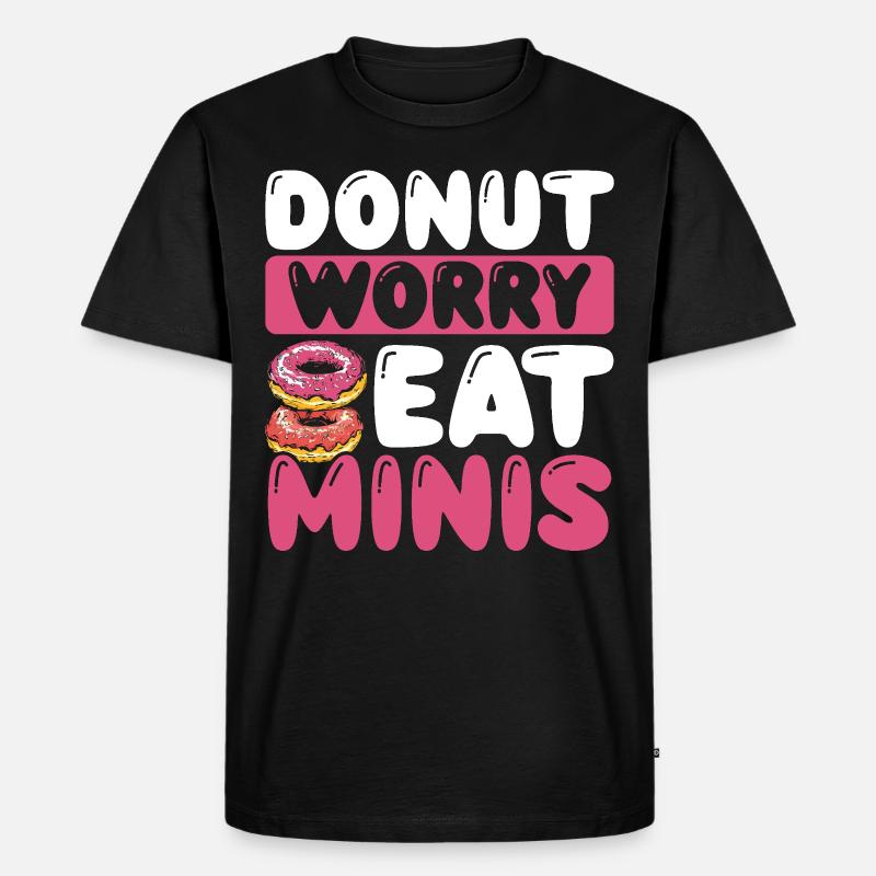 Donuts Donut - Männer Premium Bio T-Shirt - Schwarz