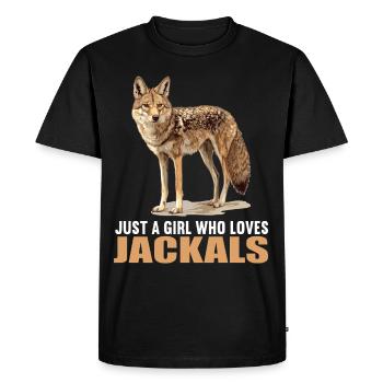 Chacals Chacal - T-shirt Premium bio Homme - noir - Devant - Nico (187cm)