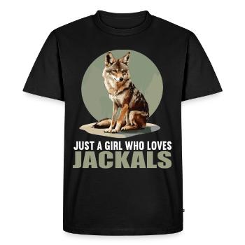 Chacals Chacal - T-shirt Premium bio Homme - noir - Devant - Nico (187cm)