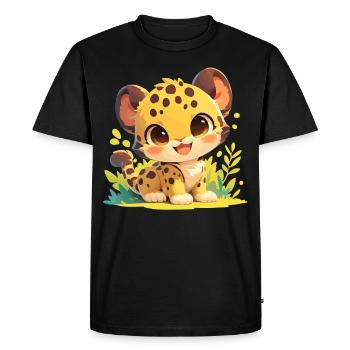 Jaguars Jaguar - Men's Premium Organic T-Shirt - black - Front - Nico (187cm)