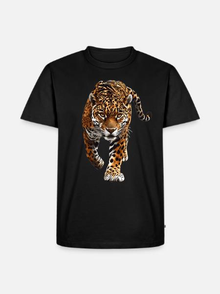 Jaguare Jaguar - Männer Premium Bio T-Shirt - Schwarz