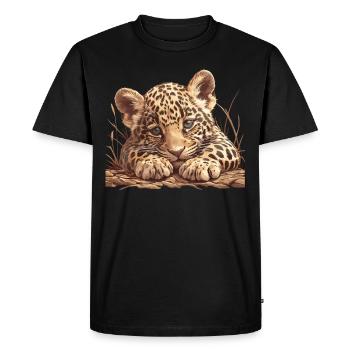 Jaguars Jaguar - Men's Premium Organic T-Shirt - black - Front - Nico (187cm)
