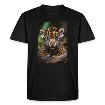 Jaguars Jaguar - Men's Premium Organic T-Shirt - black - Front - Nico (187cm)