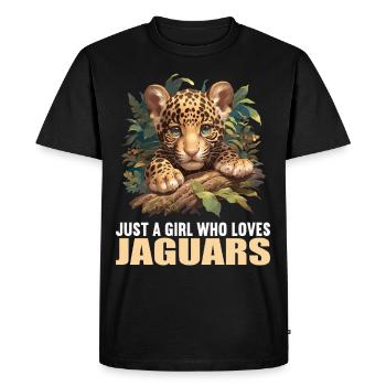 Jaguars Jaguar - Men's Premium Organic T-Shirt - black - Front - Nico (187cm)