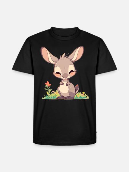 Kangaroos Kangaroo - Men's Premium Organic T-Shirt - black