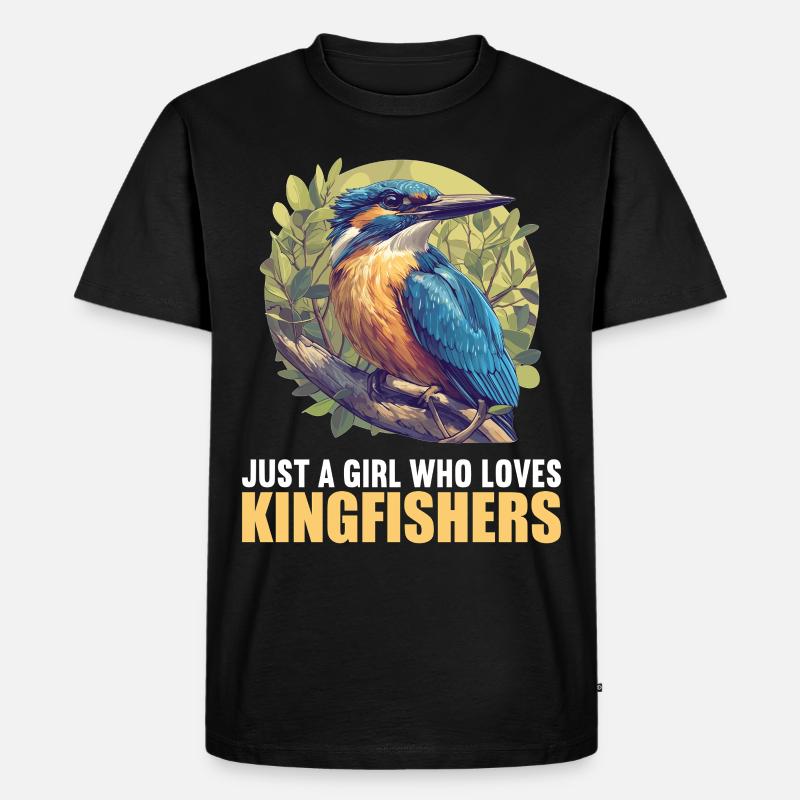 Eisvögel Eisvogel - Männer Premium Bio T-Shirt - Schwarz