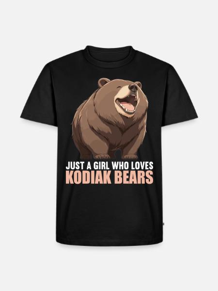 Kodiakbären Kodiakbär - Männer Premium Bio T-Shirt - Schwarz